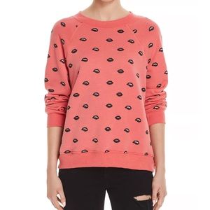 Wildfox Tops Wildfox Lip Service Sweatshirt